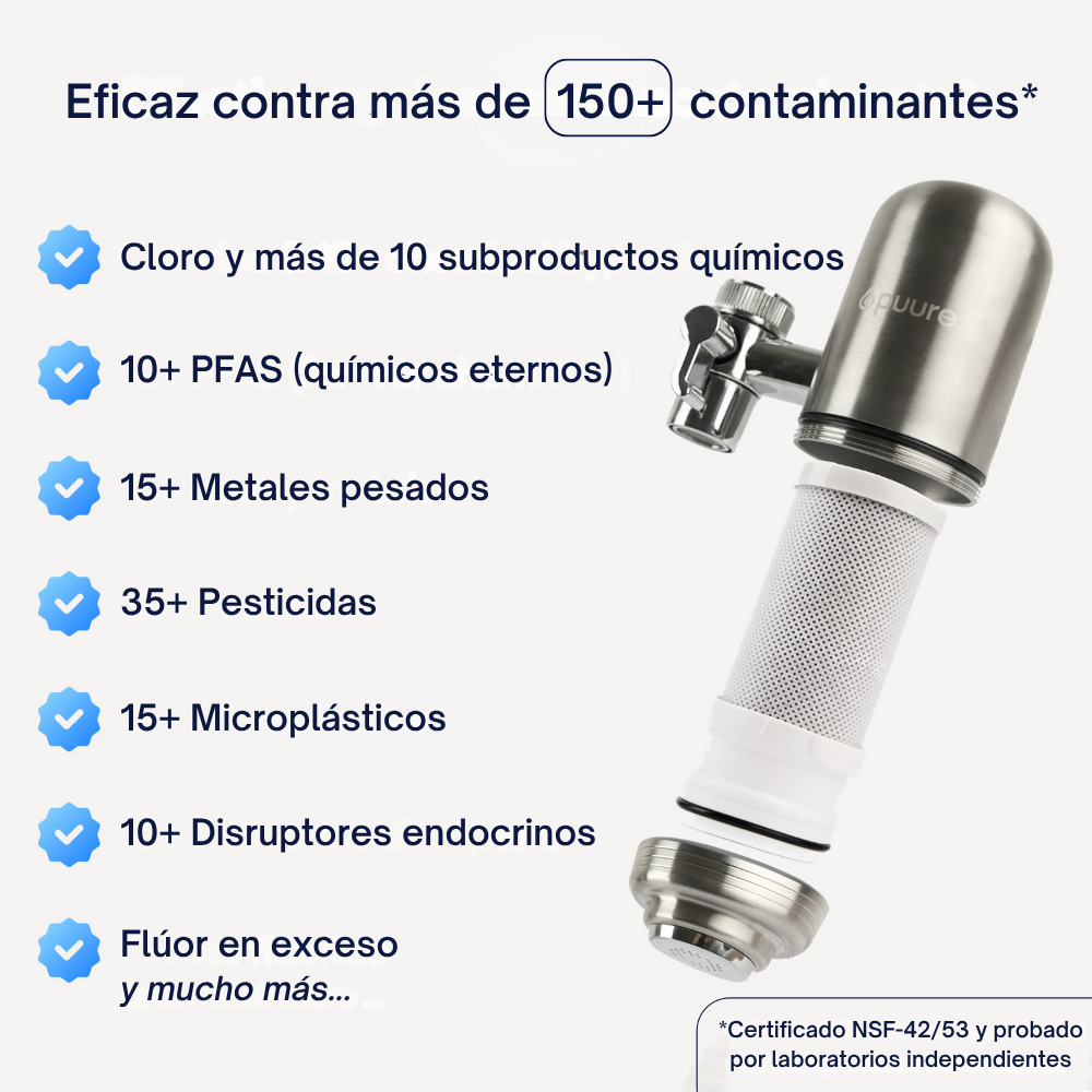 🇪🇸 Kit de inicio Puure® 3.0 (6 meses de cartuchos + filtro incluido)