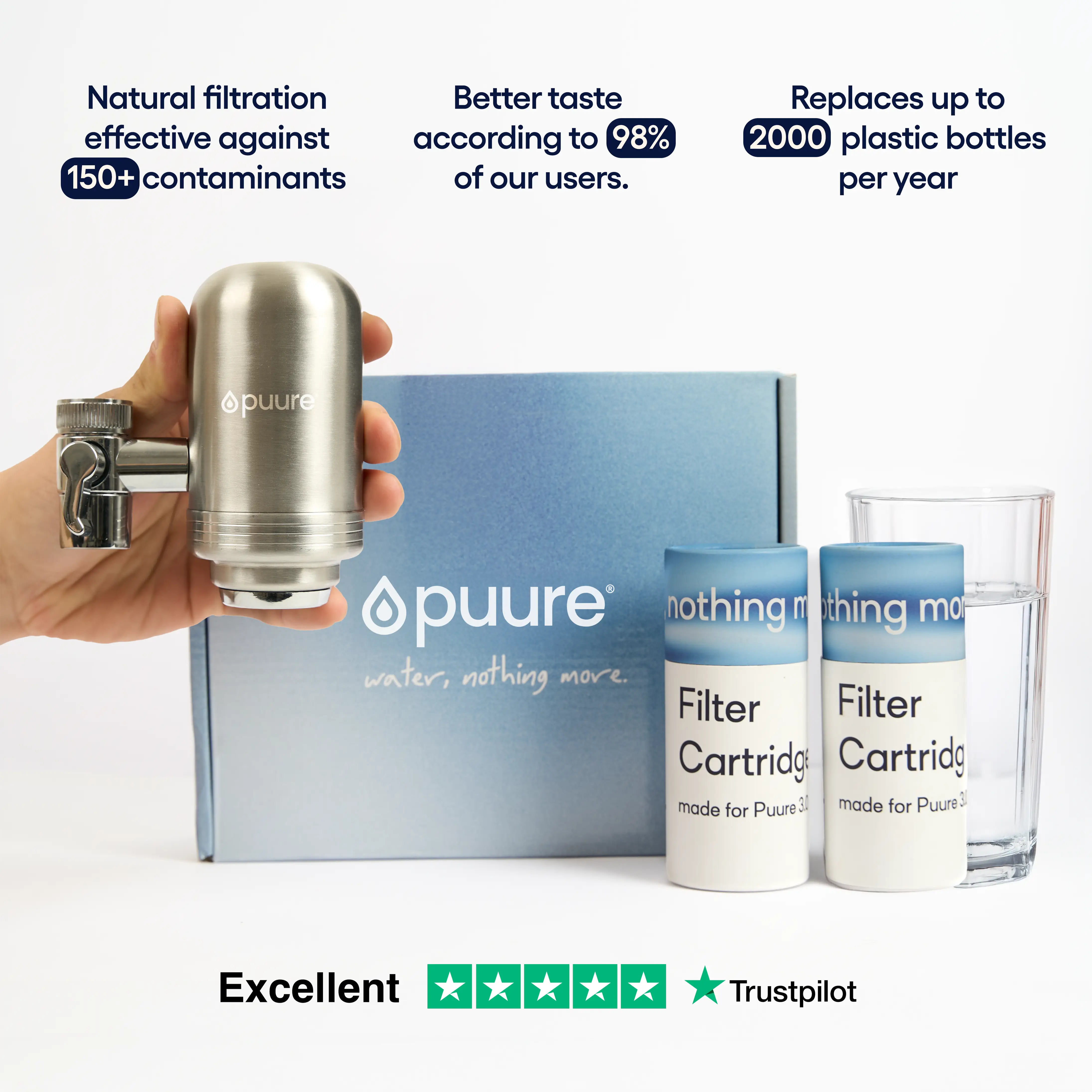 🇦🇺 Puure 3.0 Starter Kit (6 Months of Cartridges + Filter included)
