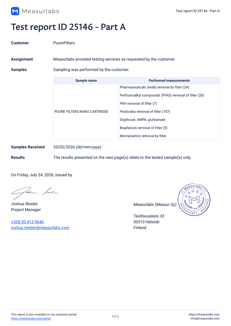 Measurlabs Lab Test Report